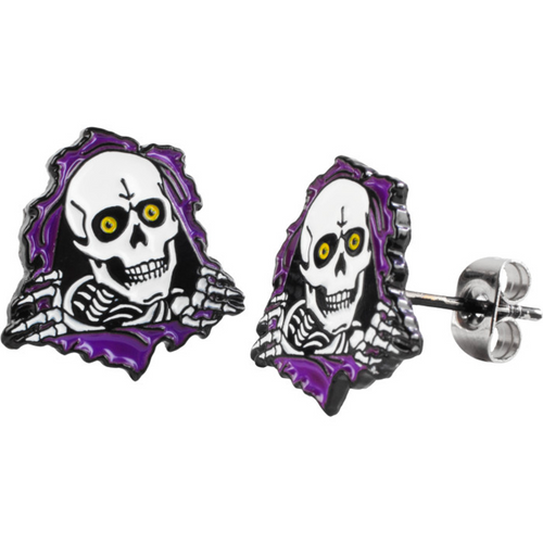 Ripper Earrings Purple