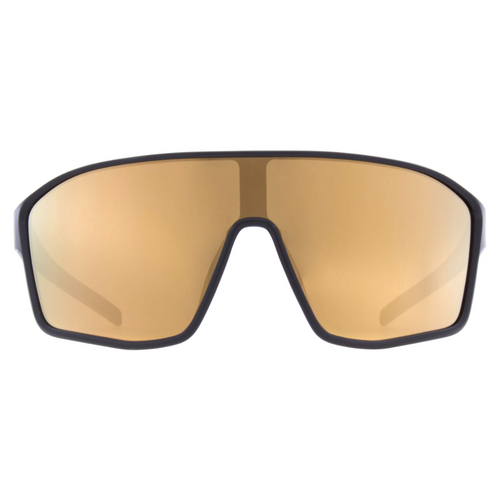 Lunettes de soleil DAFT-007 noir/miroir or fumé