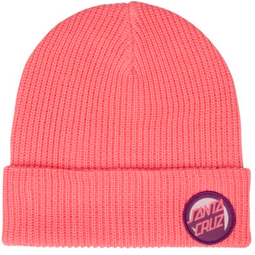 Bold Shadow Dot Beanie Pink