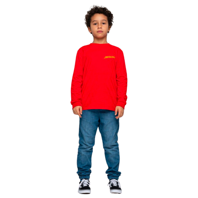 Shadowless Dot Longsleeve T-Shirt Artisinal Red