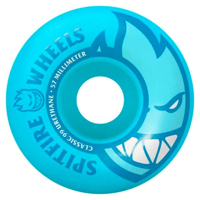 Classic Bigheads Neon Blue 57mm 99a Skateboard Wheels