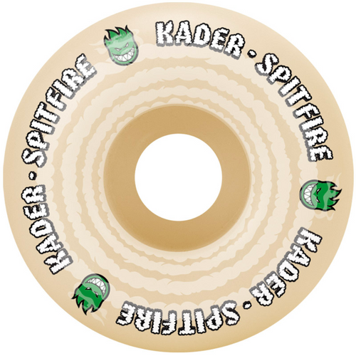 Roues de Skateboard F4 Frame Puffs Radial Full 59mm 99a (avec plateau en bois) Natural Skateboard Wheels