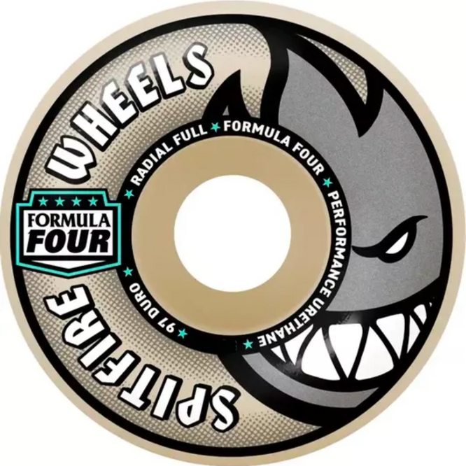 F4 Radial Full 54mm 97a Natural Skateboard Wheels