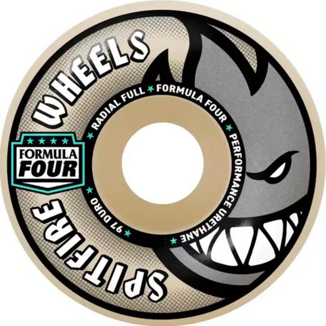 F4 Radial Full 54mm 97a Natural  Skateboard Wheels