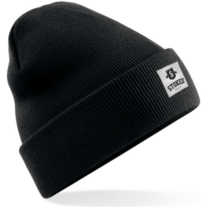 Original Cuffed Shield Beanie Black