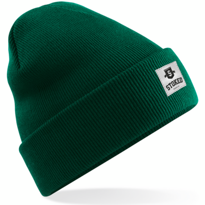 Original Cuffed Shield Beanie Bottle Green