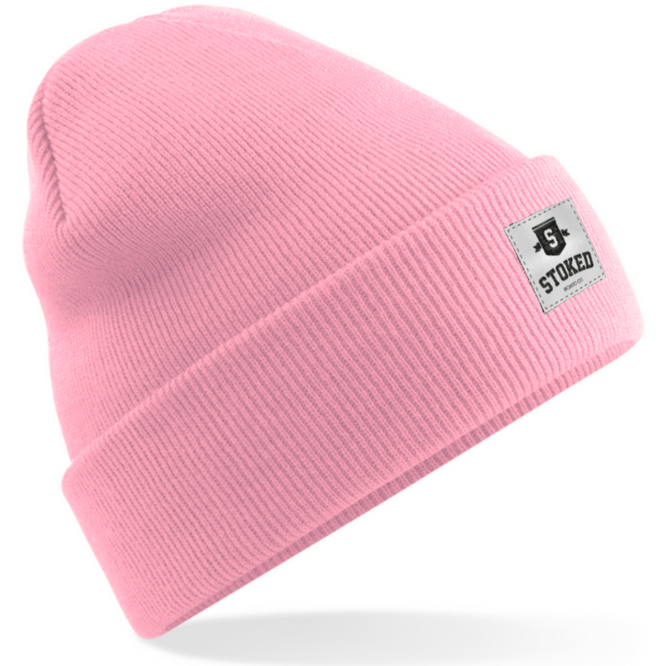 Original Cuffed Shield Beanie Dusky Pink