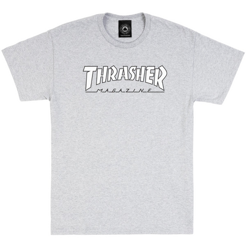Outlined T-shirt White/Grey