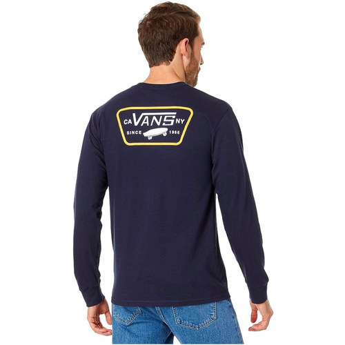Full Patch Longsleeve Black Navy/Samoan Sun