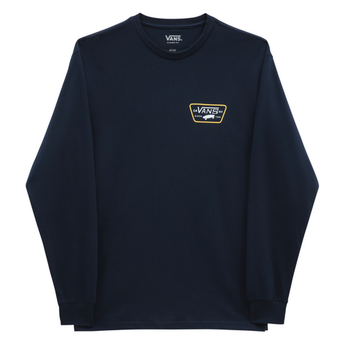 Full Patch Longsleeve Black Navy/Samoan Sun