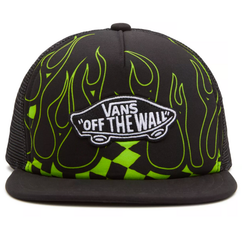 Kids Classic Patch Trucker Cap Lime Green/Black