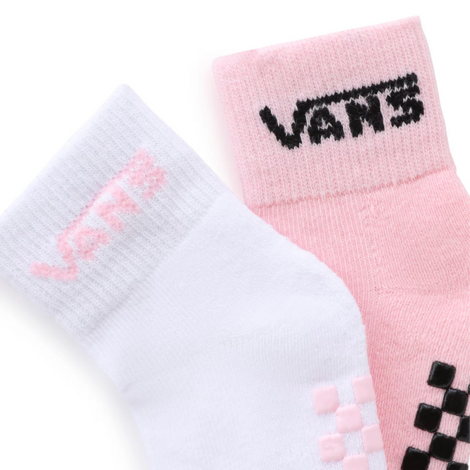 Chaussettes Drop V pour enfants 2Pack Rose/Blanc