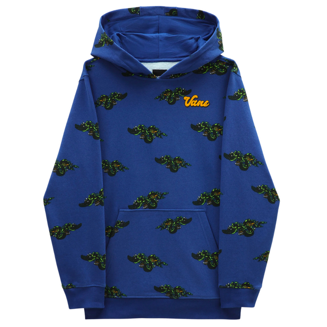 Kids Gnardragon Hoodie Dress Blues