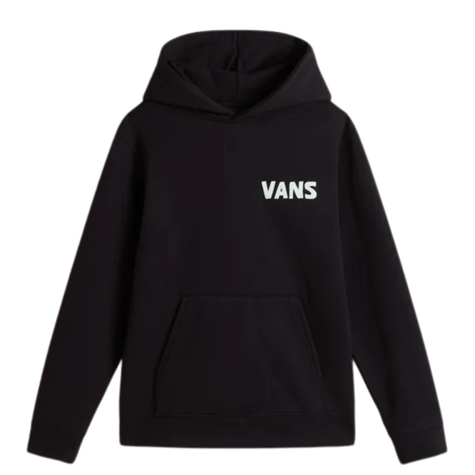 Kids Headwaves Loose Hoodie Black
