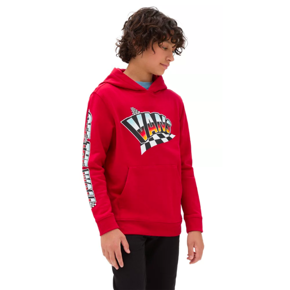 Vans Kids Hole Shot Hoodie Chilipepper Stoked Boardshop