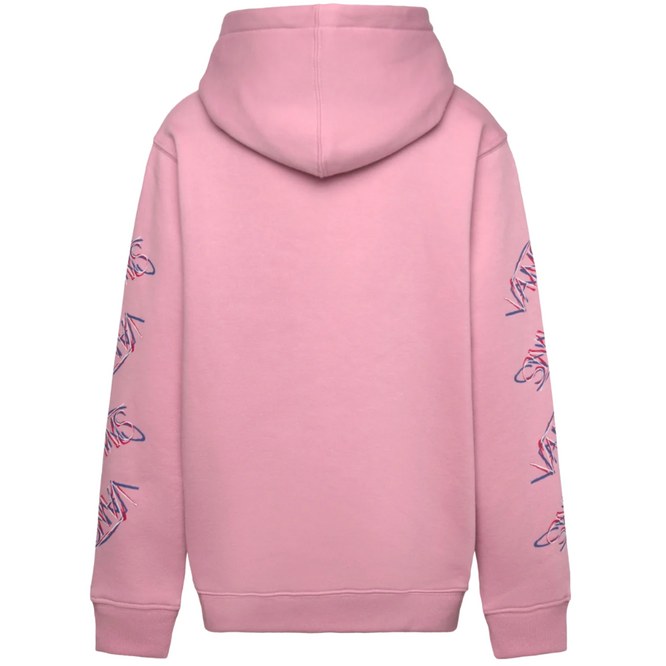 Kids Scribbled Past Hoodie Pink Dawn
