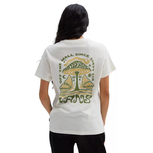 Womens Shroomy Experience BFF T-shirt Marshmallow