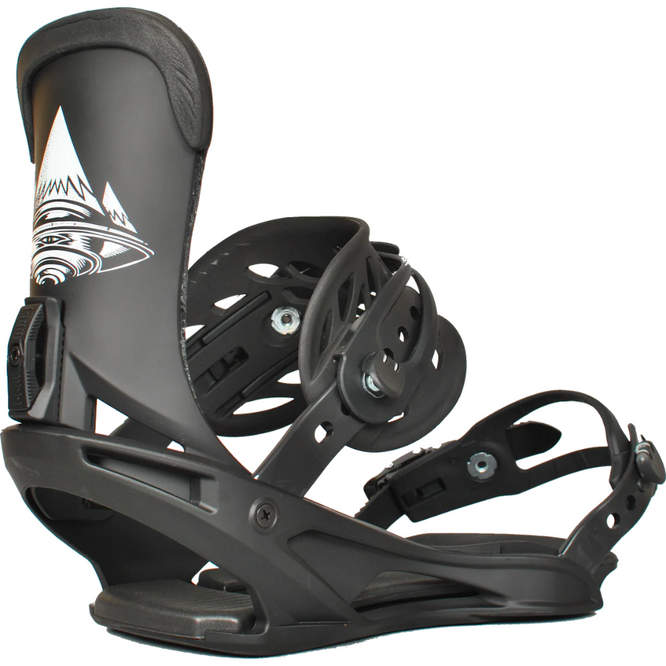 The Scando V2 Black 2024 Snowboardbindingen