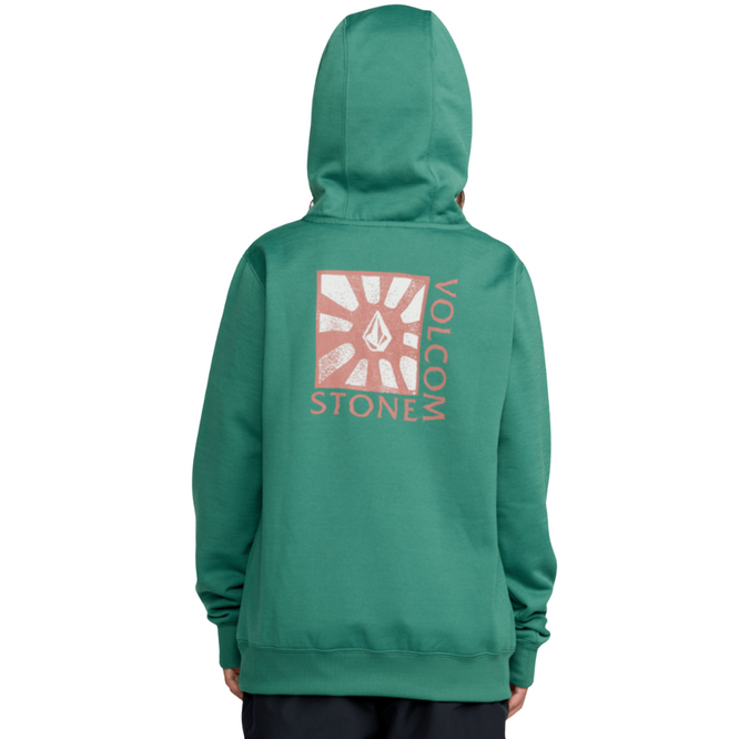 Kids Hydro Fleece Hoodie Spruce Green