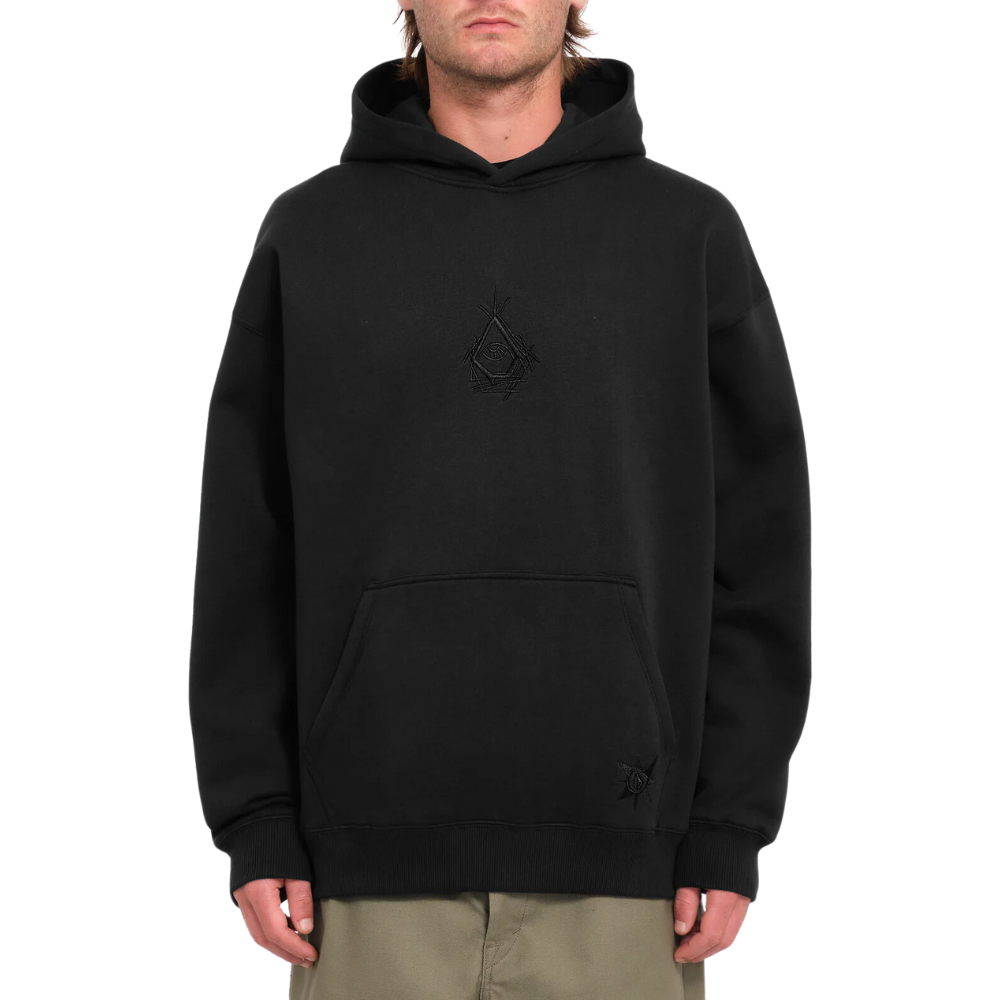 Volcom Iguchi Hoodie Black Stoked Boardshop