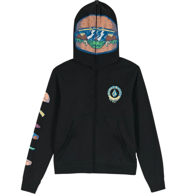 Kids Burgstone Full Zip Hoodie Black