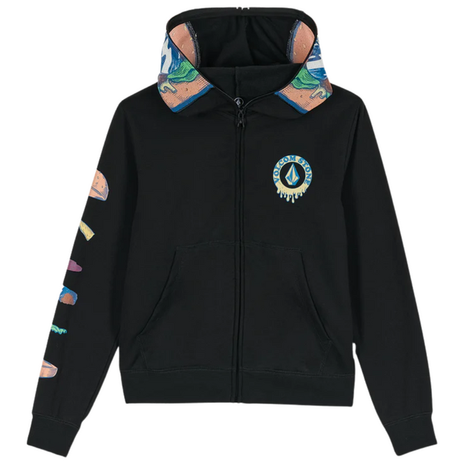 Kids Burgstone Full Zip Hoodie Black