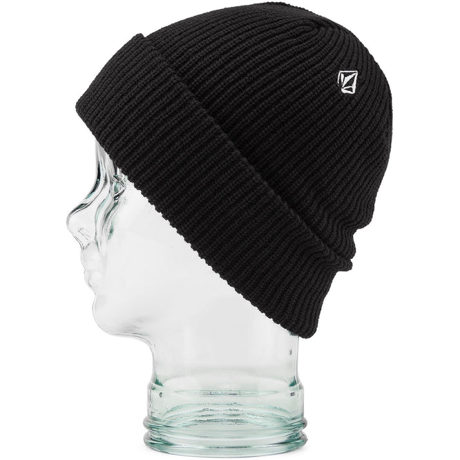 Kids Lined Beanie Black