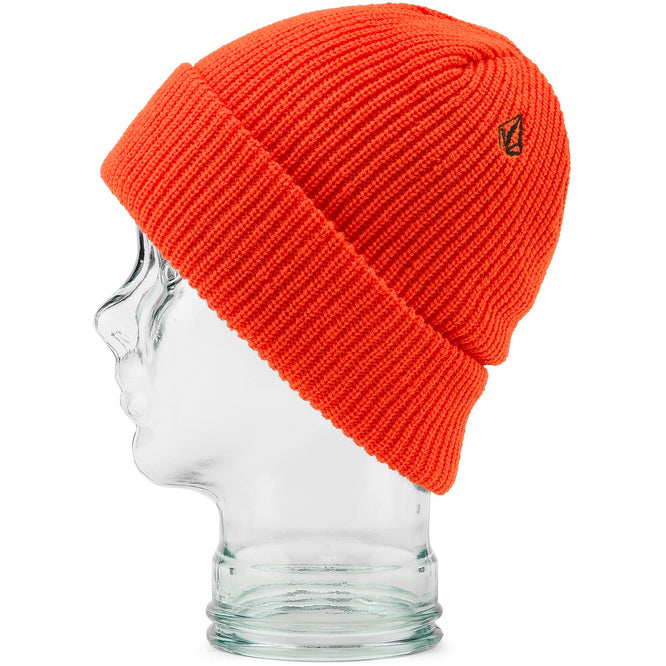 Kids Lined Beanie Orange Shock