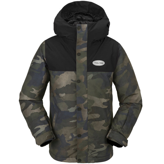 Kids Stone 91 Insulated Snowboard Jacket Cloudwash Camo