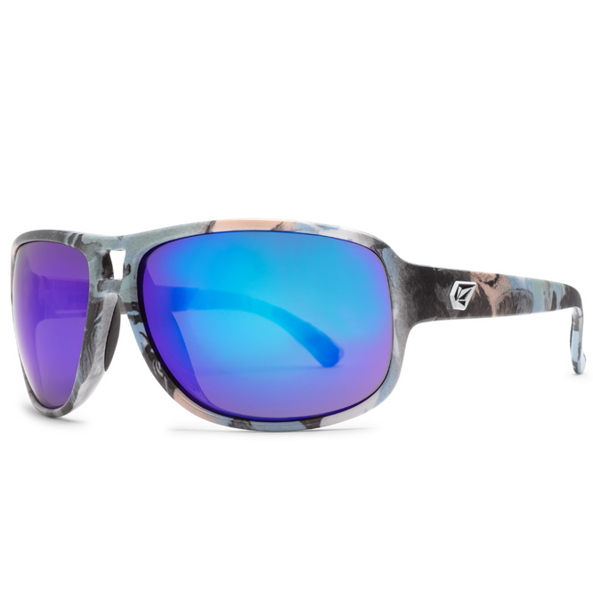 Stoke Sunglasses Skulls/Blue Mirror