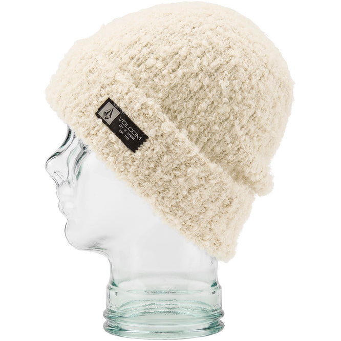 Womens Stone Teddy Beanie Moonbeam