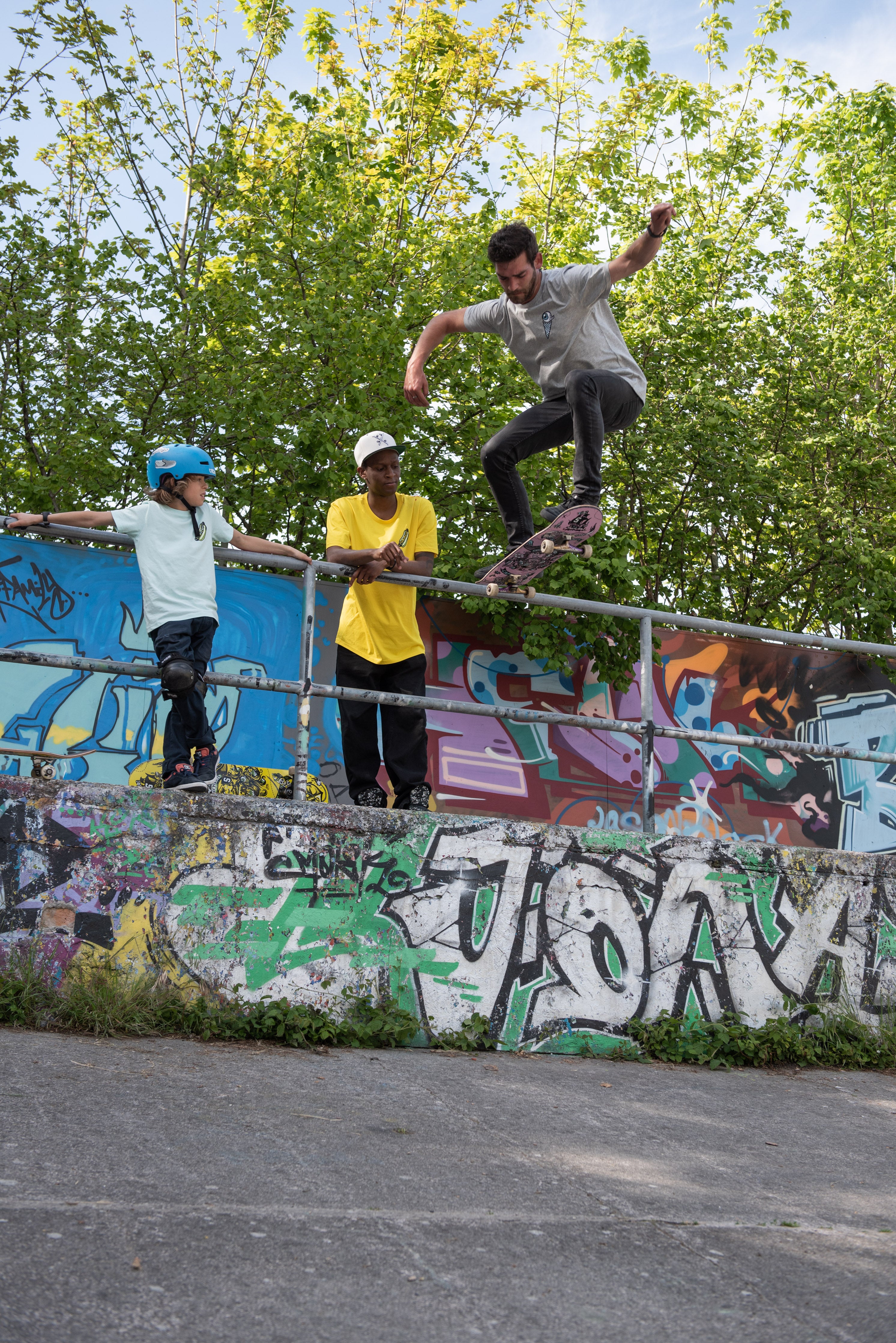 Captain Trash Pink Skateboard Deck
