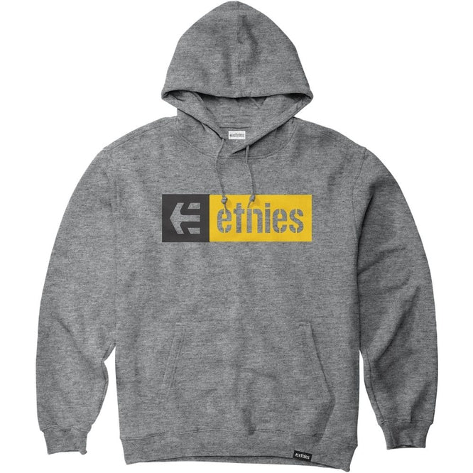 New Box Hoodie Grey/Black/Yellow