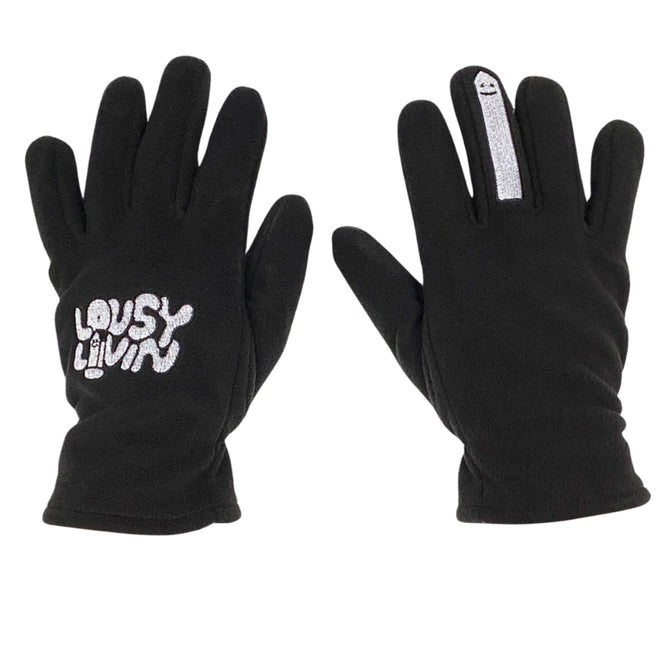 Logo Gloves Black