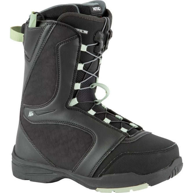 Womens Flora TLS Black-Mint 2022 Snowboard Boots