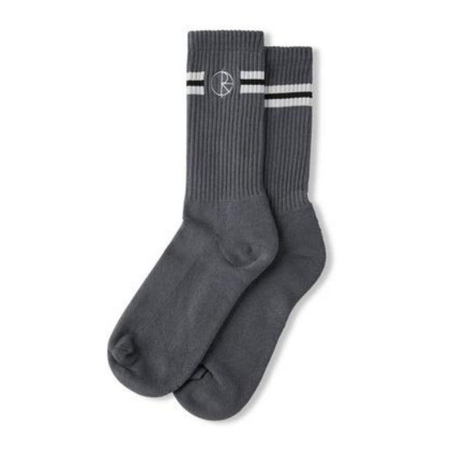 Chaussettes grises avec logo Stroke