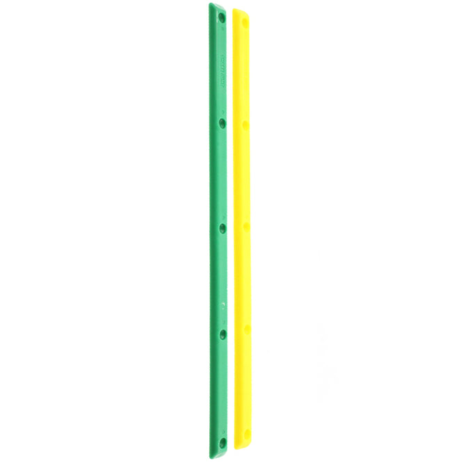 Rails verts et jaunes