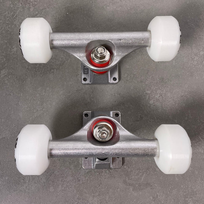 Stoked Complete Truck Assembly Set 7.5" Raw/White