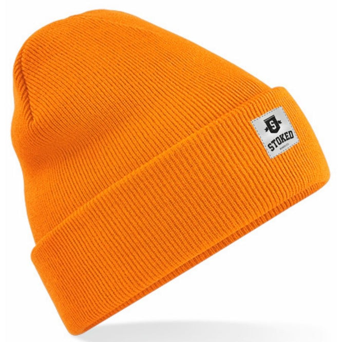 Original Cuffed Shield Beanie Orange