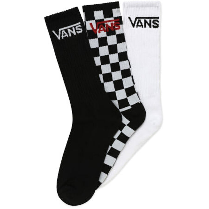 Classic Crew Socks 3-Pack Checkers