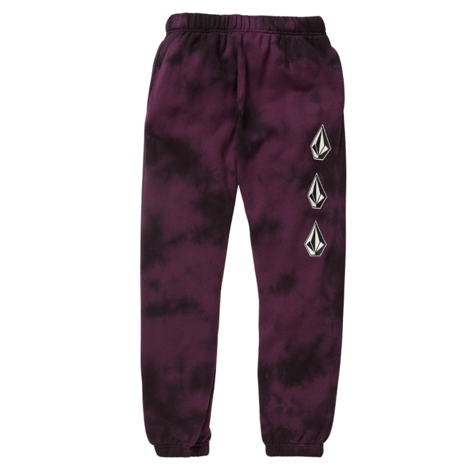 Kids Iconic Stone Plus Fleece Pant Mulberry