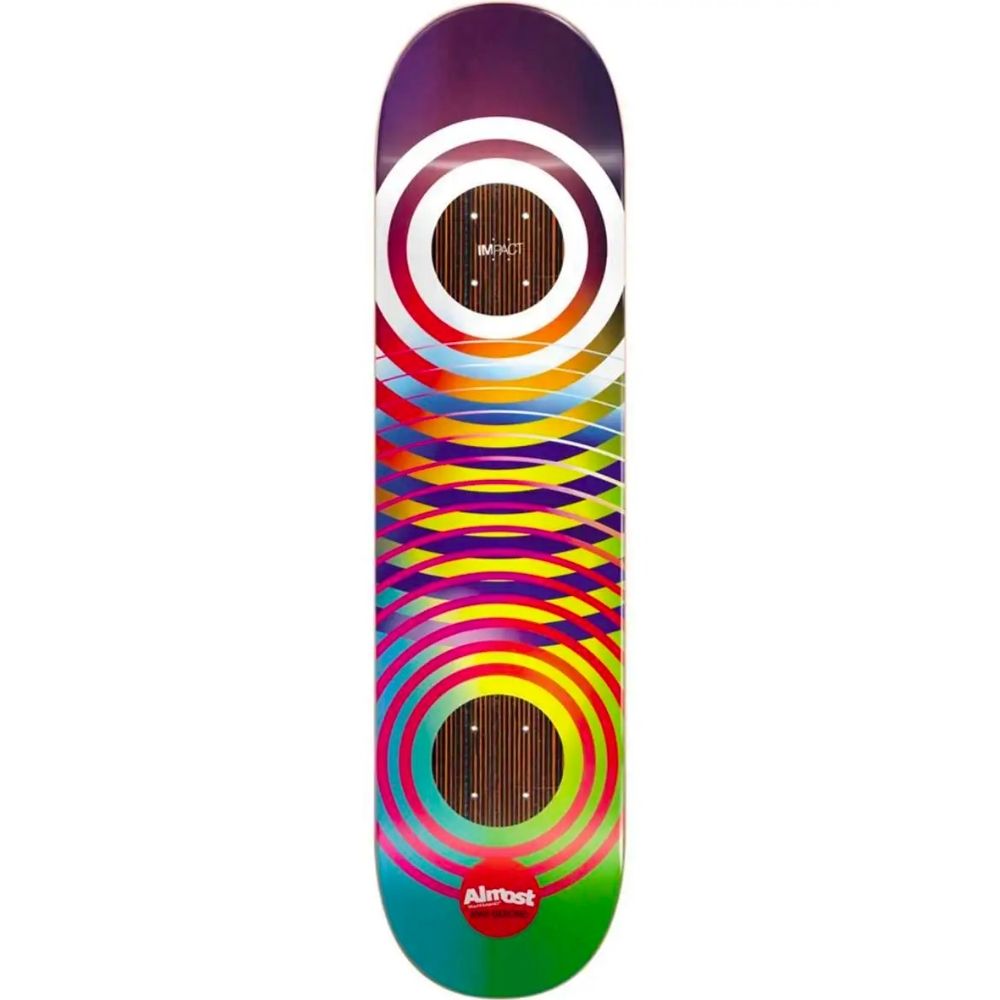 Almost Max Gradient Rings Impact Skateboard Deck – Stoked