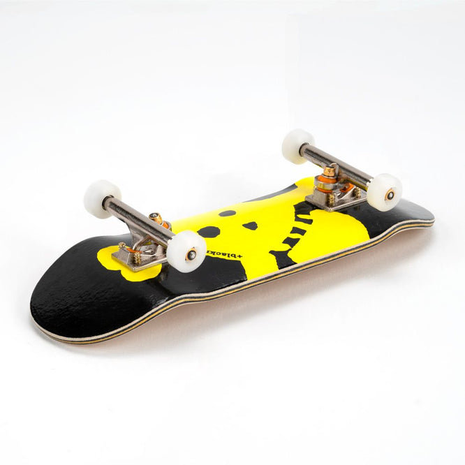 Nouveau crâne noir/jaune fluo Fingerboard