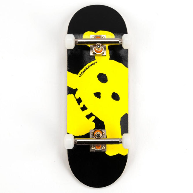 Nouveau crâne noir/jaune fluo Fingerboard