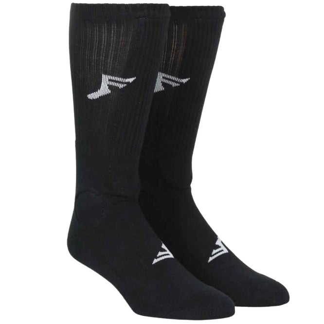 Footprint Knee High Painkiller Shin Socks Noirs