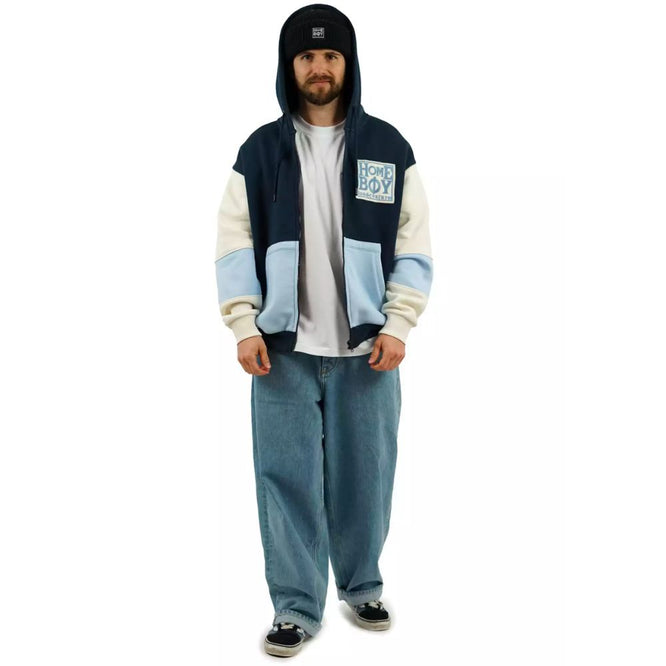 90' Series Straight Hoodie Navy