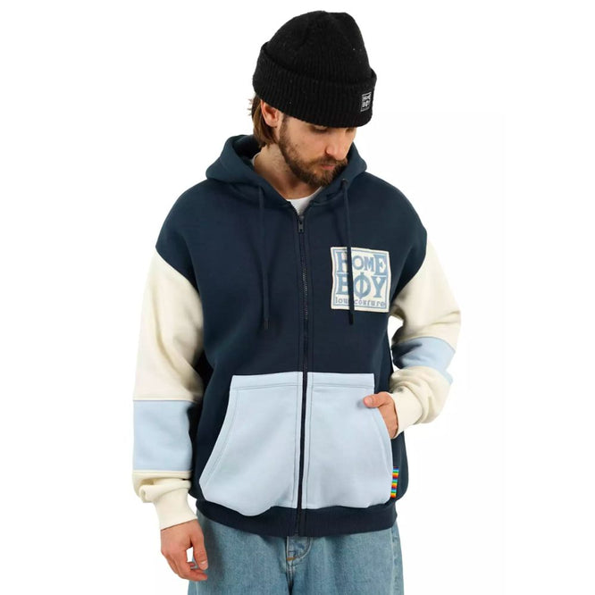 90' Series Straight Hoodie Navy