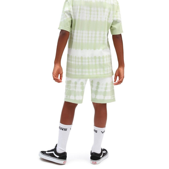 Kids Peace Of Mind Fleece Shorts Celadon Green/Tie Dye