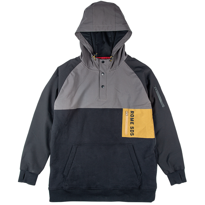 Riding Snap Hoodie Black