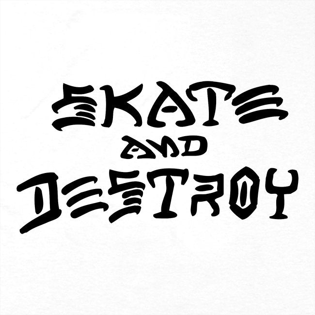 Skate and Destroy T-shirt White